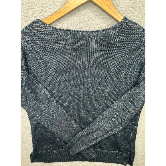 Loft V neck Metallic sweater NWT Sz Small - Picture 5 of 8